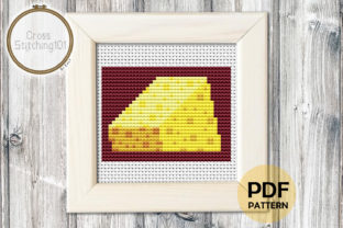 Cheese Cross Stitch Pattern