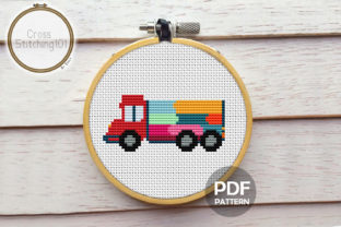 Colorful Truck Modern Cross Stitch: A Creative and Practical Craft Option
