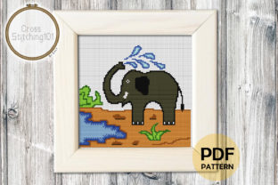 Elephant Modern Cross Stitch Pattern: A Creative and Versatile Craft Project