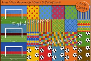 Fever Pitch Autumn CU Papers Backgrounds: A Unique Fusion of Football and Design