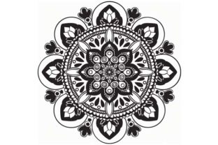 Mandala Vector Art Pattern Black 53: A Modern Design Asset for Creatives and Businesses