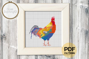Rooster Modern Cross Stitch Pattern: A Versatile Choice for Enthusiasts