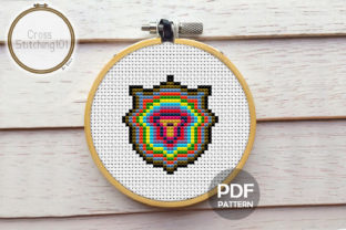 The Shield Modern Cross Stitch Pattern: A Fusion of Tradition and Innovation